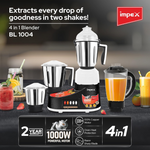 Load image into Gallery viewer, Impex 1000W 4in 1 Mixer Grinder BL1004

