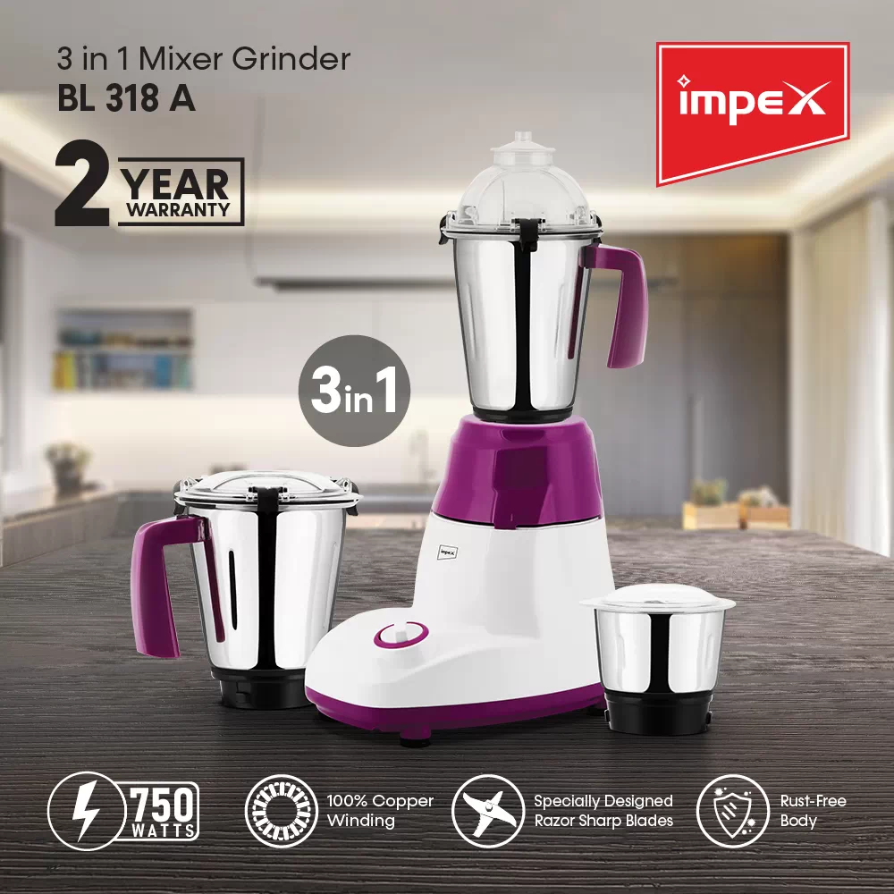 Impex 750W 3 in 1 Grinder BL318A