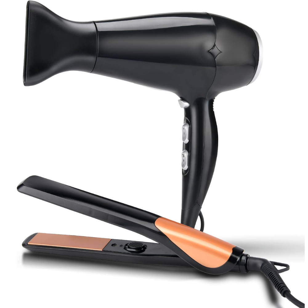 Impex Combo Hair Straightner Hair Dryer HSK101