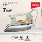 Load image into Gallery viewer, Impex 1200W Heavy Duty Dry Iron IB201
