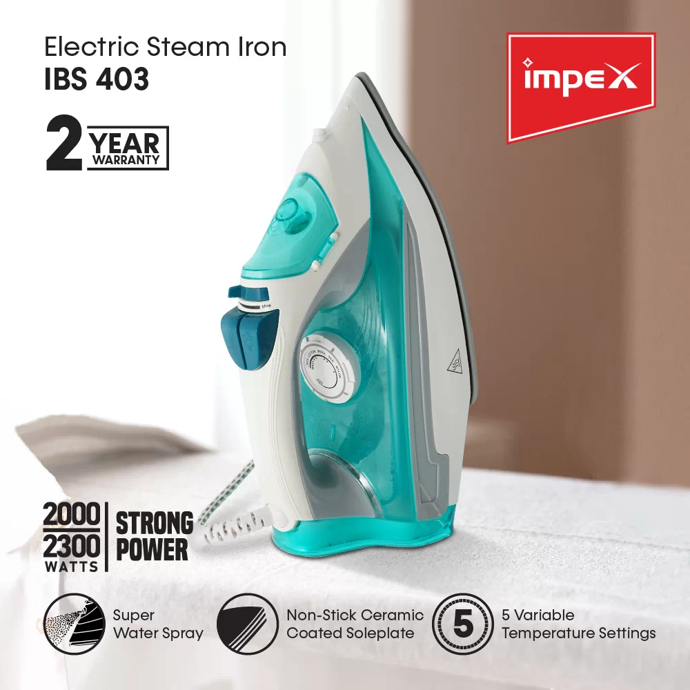 Impex 2300W Electric Steam Iron IBS403