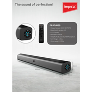 Impex 3000W 2.0CH Sound Bar SB1401