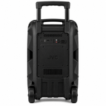 Load image into Gallery viewer, JVC XS-N3216PB Portable Bluetooth Trolley Party Speaker, 1200W PMPO, 3600mAh Battery, RGB LED Lights, Karaoke, Black