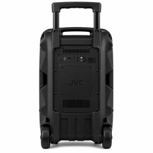JVC XS-N3216PB Portable Bluetooth Trolley Party Speaker, 1200W PMPO, 3600mAh Battery, RGB LED Lights, Karaoke, Black