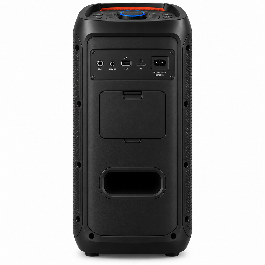 JVC XS-N4213PB Portable Bluetooth Party Speaker, Dual 6.5 Inch, 60W, 1200W PMPO, RGB LED Lights, Karaoke, Black