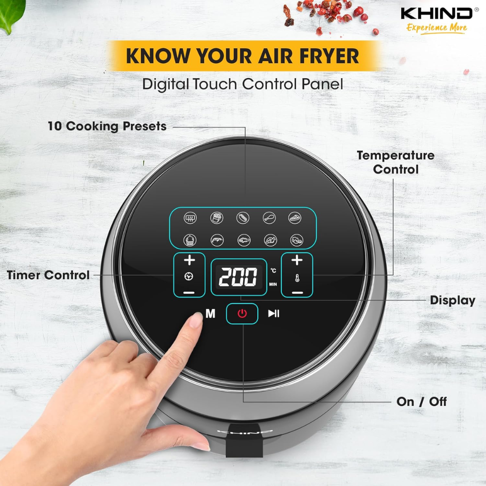 Khind 4L Air Fryer ARF40CD