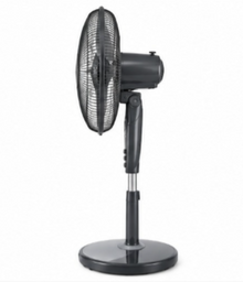 KHIND SF1663G 16-Inch Convertible Stand Fan, 5 Blades, 3 Speeds, 50W, Adjustable Height, Black