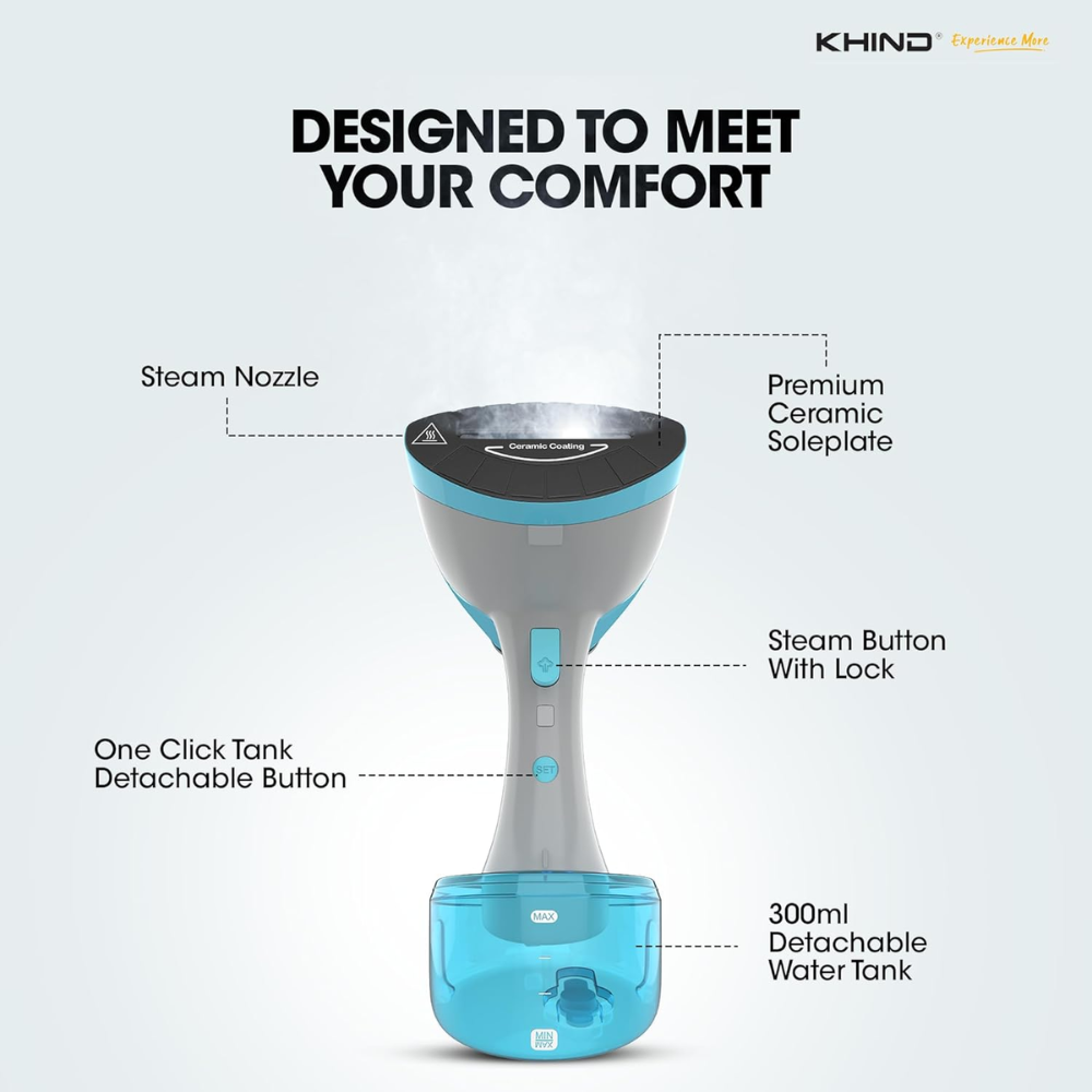 Khind 1600W Handheld Steamer HS1632C