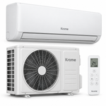 Load image into Gallery viewer, Krome KR-AR24MT3 2 Ton Split Air Conditioner – 24,000 BTU, Rotary Compressor, Turbo Cooling, R410A, White