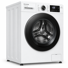 Krome KR-WFL70SI 7KG Front Load Washing Machine – 1400 RPM, BLDC Inverter Motor, 12 Wash Programs, LED Display, White