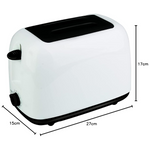 Load image into Gallery viewer, Khind 750W 2 Slice Bread Toaster BT808
