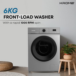 Load image into Gallery viewer, KROME 6Kg Washing Machine KR-WFL60SS
