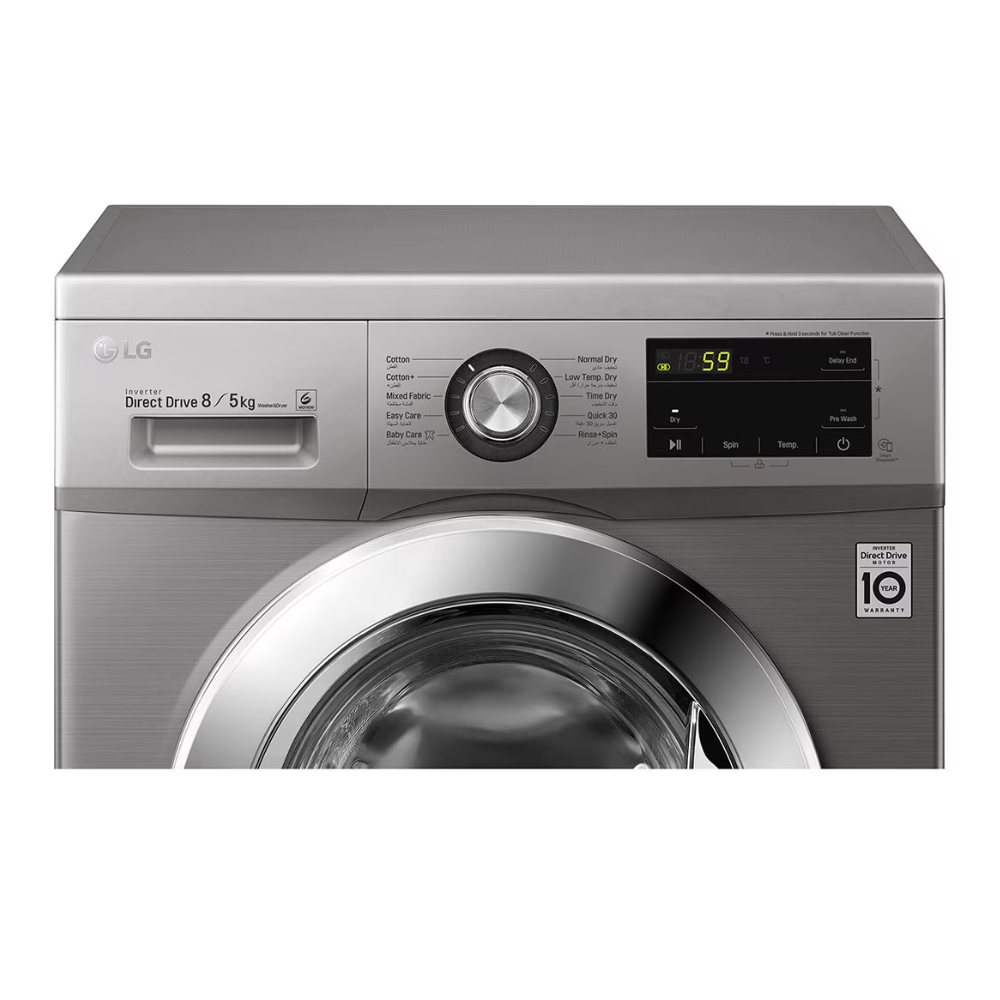 LG 8/5kg Washer Dryer Combo Direct Drive F4J3TMG5P