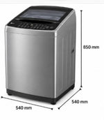 Load image into Gallery viewer, LG T9586NDKV Fully Automatic Top Load Washing Machine, Smart Inverter, TurboDrum, Smart Diagnosis, Silver