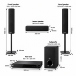 Load image into Gallery viewer, LG LHD457B 330W 5.1 Channel Home Theater System – DVD Player, Bluetooth, Tall Speakers, Front-Firing Subwoofer, Black