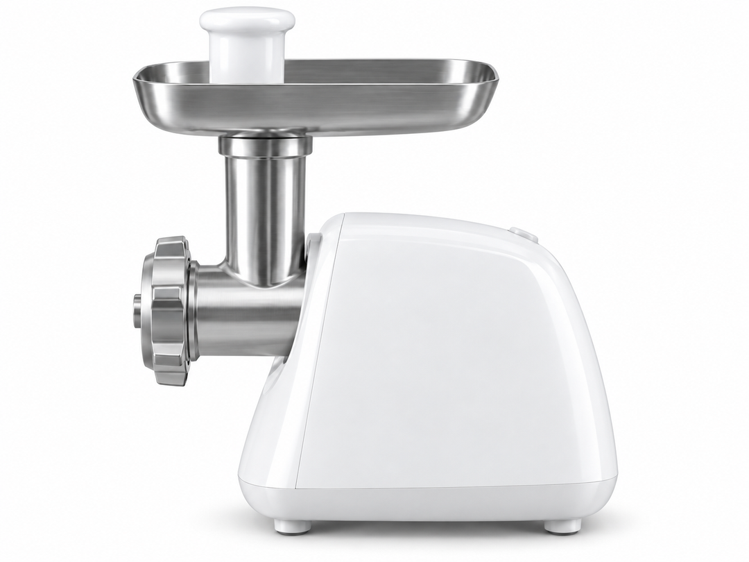 Panasonic MK-GX1711 1700W Electric Meat Grinder – 3 Cutting Plates, Japanese-Made Blade, Kubbe & Sausage Attachments, White