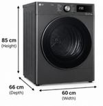 Load image into Gallery viewer, LG RH10X54V2NP 10.1KG Vivace X AI Heat Pump Dryer – Dual Inverter, Sensor Dry, ThinQ Wi-Fi, Essence Graphite