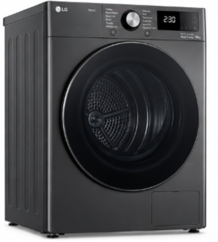 LG RH10X54V2NP 10.1KG Vivace X AI Heat Pump Dryer – Dual Inverter, Sensor Dry, ThinQ Wi-Fi, Essence Graphite