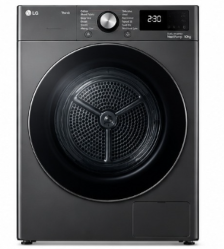 LG RH10X54V2NP 10.1KG Vivace X AI Heat Pump Dryer – Dual Inverter, Sensor Dry, ThinQ Wi-Fi, Essence Graphite