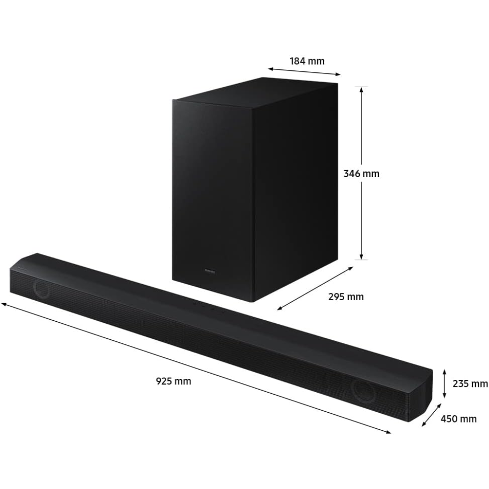Samsung 320W 2.1ch Sound Bar HWB550ZN