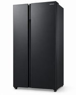 Load image into Gallery viewer, Samsung RS70F65Q1F 655L Bespoke AI Side-by-Side Refrigerator – SpaceMax, AI Energy Mode, No Frost, Black Doi