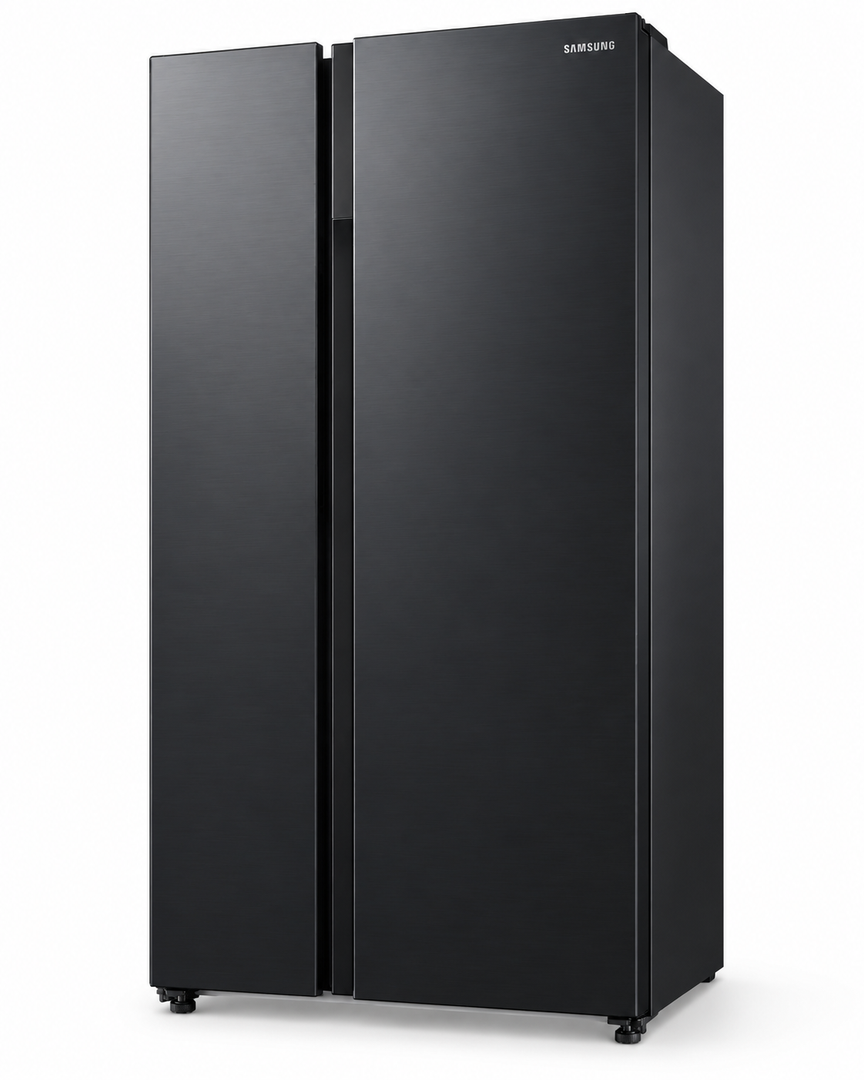 Samsung RS70F65Q1F 655L Bespoke AI Side-by-Side Refrigerator – SpaceMax, AI Energy Mode, No Frost, Black Doi