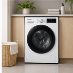 Load image into Gallery viewer, Samsung WW70FG3M05AW 7KG Front Load Washing Machine, 1400 RPM, Digital Inverter, Hygiene Steam, White
