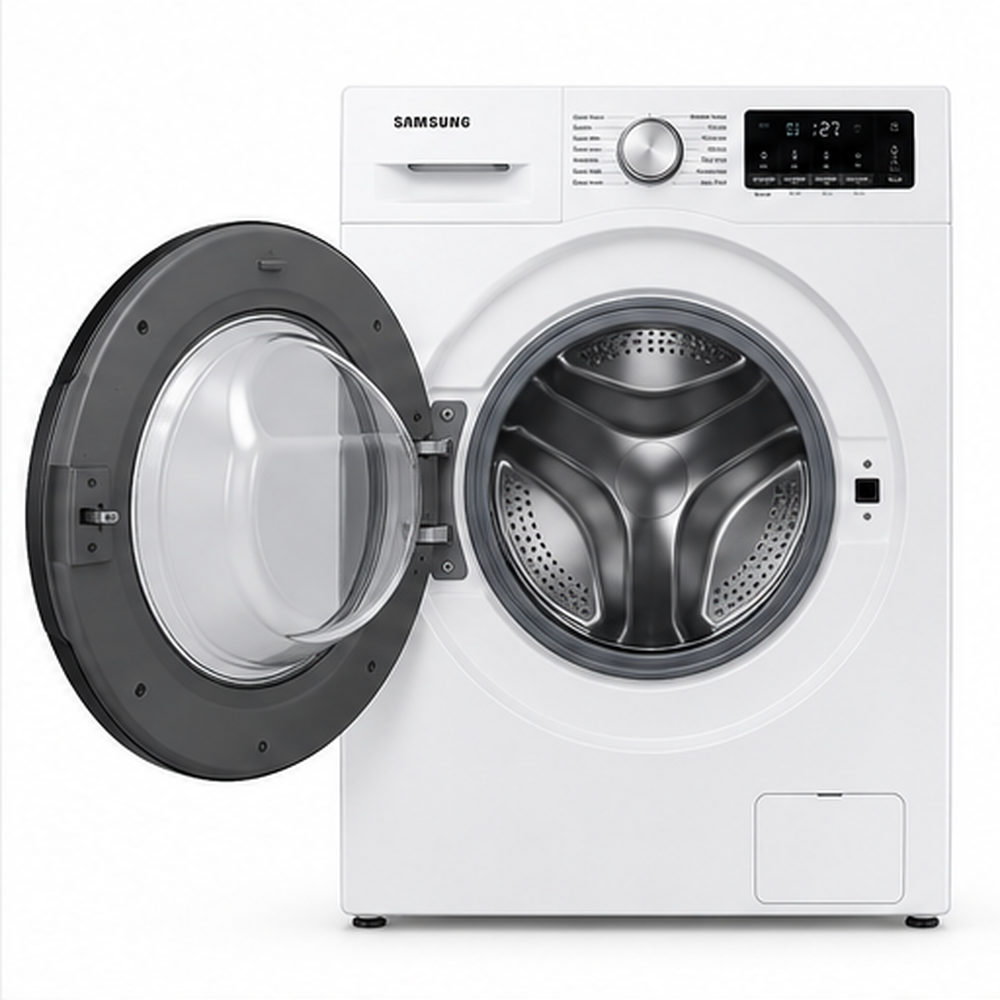 Samsung WW70FG3M05AW 7KG Front Load Washing Machine, 1400 RPM, Digital Inverter, Hygiene Steam, White