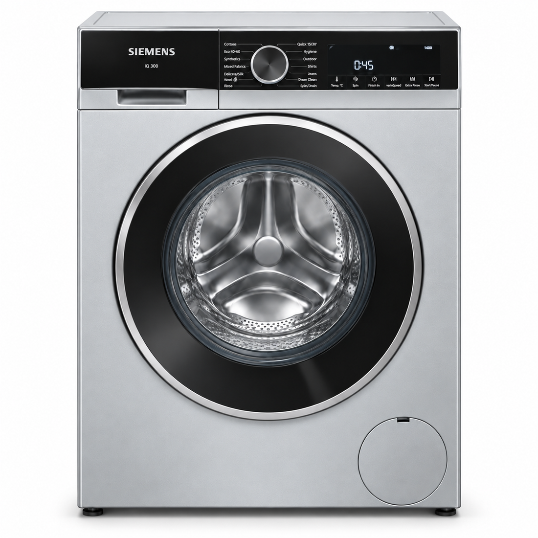 Siemens WM14U280GC iQ300 8KG Front Load Washing Machine, 1400 RPM, iQdrive, varioSpeed, White