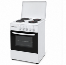 Super General SGC5041BS 50x50cm Freestanding Electric Cooking Range, 4 Hot Plates, Electric Oven & Grill, White