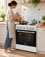 Load image into Gallery viewer, Super General SGC6041 60x60cm Freestanding Electric Cooking Range, 4 Hot Plates, Electric Oven, White