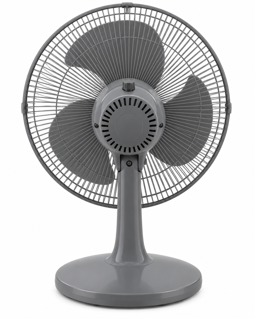 Sharp PJT169GY 16-Inch Table Fan – 50W, 3 Blades, 3-Speed Push Button, Energy Saving, Dark Grey