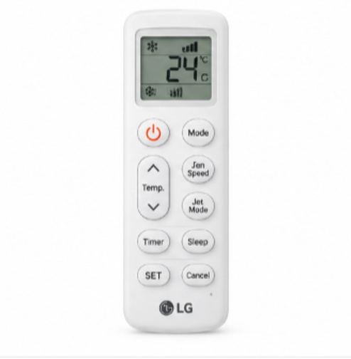LG 1.5 Ton Split Air Conditioner with Rotary Compressor, Jet Cooling, White – T18ZCA - Teq Souq