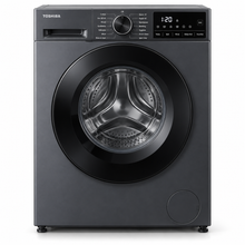 Toshiba 7kg Front Load Washing Machine, 1200 RPM, Inverter Motor, Steam Wash, Morandi Grey – TW-T21BU80UWB(MG) - Teq Souq