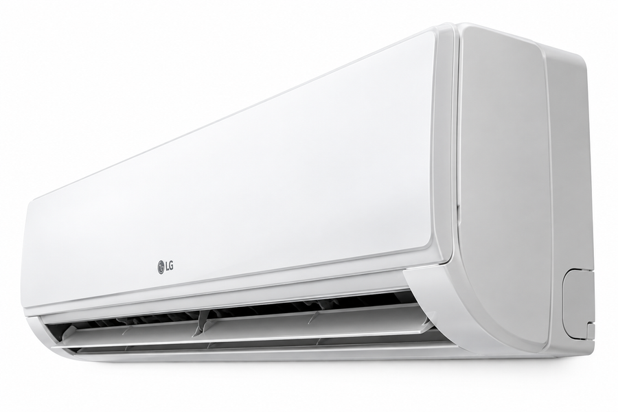 LG 2.5 Ton Split Air Conditioner with Rotary Compressor, Jet Cooling, Dual Sensing, Gold Fin & Auto Swing – White | T30ZCA - Teq Souq