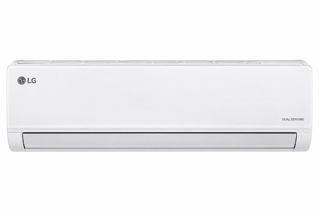 LG 2.5 Ton Split Air Conditioner with Rotary Compressor, Jet Cooling, Dual Sensing, Gold Fin & Auto Swing – White | T30ZCA - Teq Souq
