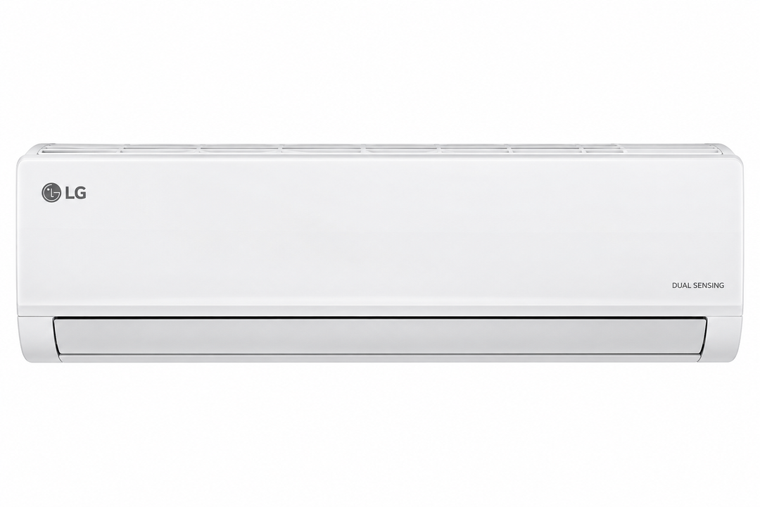 LG 2.5 Ton Split Air Conditioner with Rotary Compressor, Jet Cooling, Dual Sensing, Gold Fin & Auto Swing – White | T30ZCA - Teq Souq