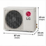 Load image into Gallery viewer, LG 2.5 Ton Split Air Conditioner with Rotary Compressor, Jet Cooling, Dual Sensing, Gold Fin &amp; Auto Swing – White | T30ZCA - Teq Souq
