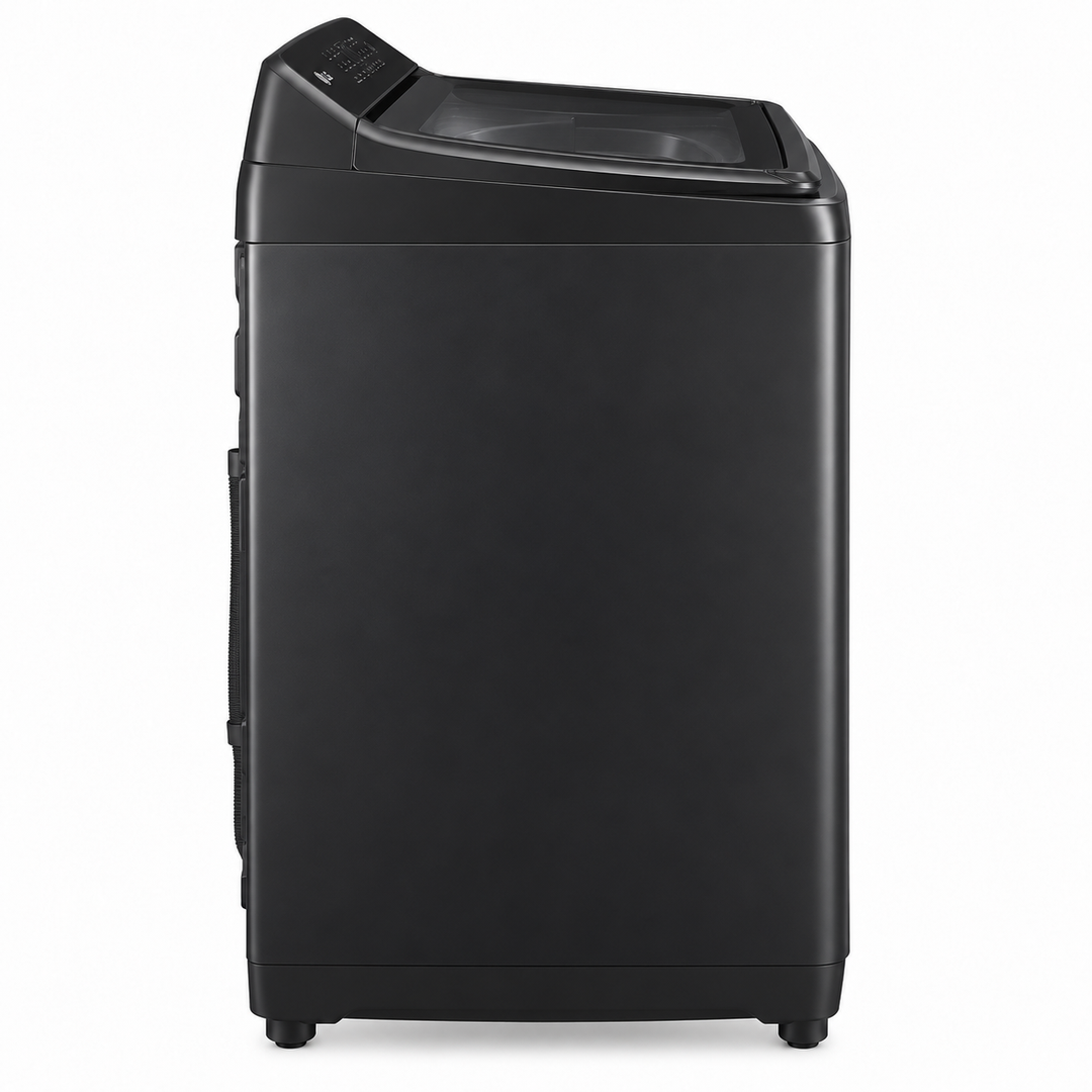 LG 7kg Fully Automatic Top Load Washing Machine with Smart Inverter Motor, TurboDrum & Soft Closing Glass Lid – Middle Black | T65S1TDDT2P - Teq Souq