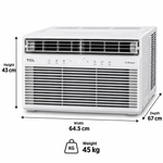 Load image into Gallery viewer, TCL 2 Ton Q-Whisper Inverter Window Air Conditioner, Smart Wi-Fi Control, T3 Tropical Cooling &amp; Fast Cooling – White | TAC-24CWAU-UJETI - Teq Souq