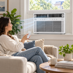 Load image into Gallery viewer, TCL 2 Ton Q-Whisper Inverter Window Air Conditioner, Smart Wi-Fi Control, T3 Tropical Cooling &amp; Fast Cooling – White | TAC-24CWAU-UJETI - Teq Souq