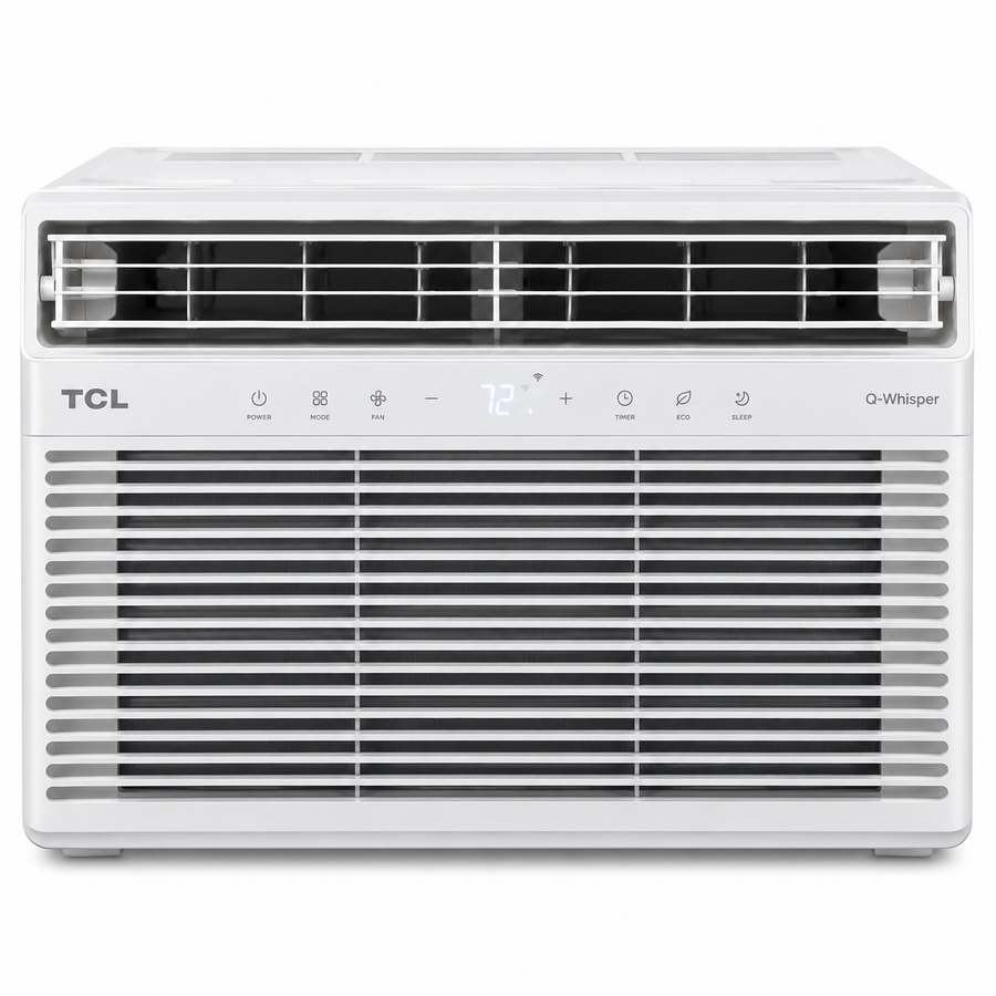 TCL 2 Ton Q-Whisper Inverter Window Air Conditioner, Smart Wi-Fi Control, T3 Tropical Cooling & Fast Cooling – White | TAC-24CWAU-UJETI - Teq Souq