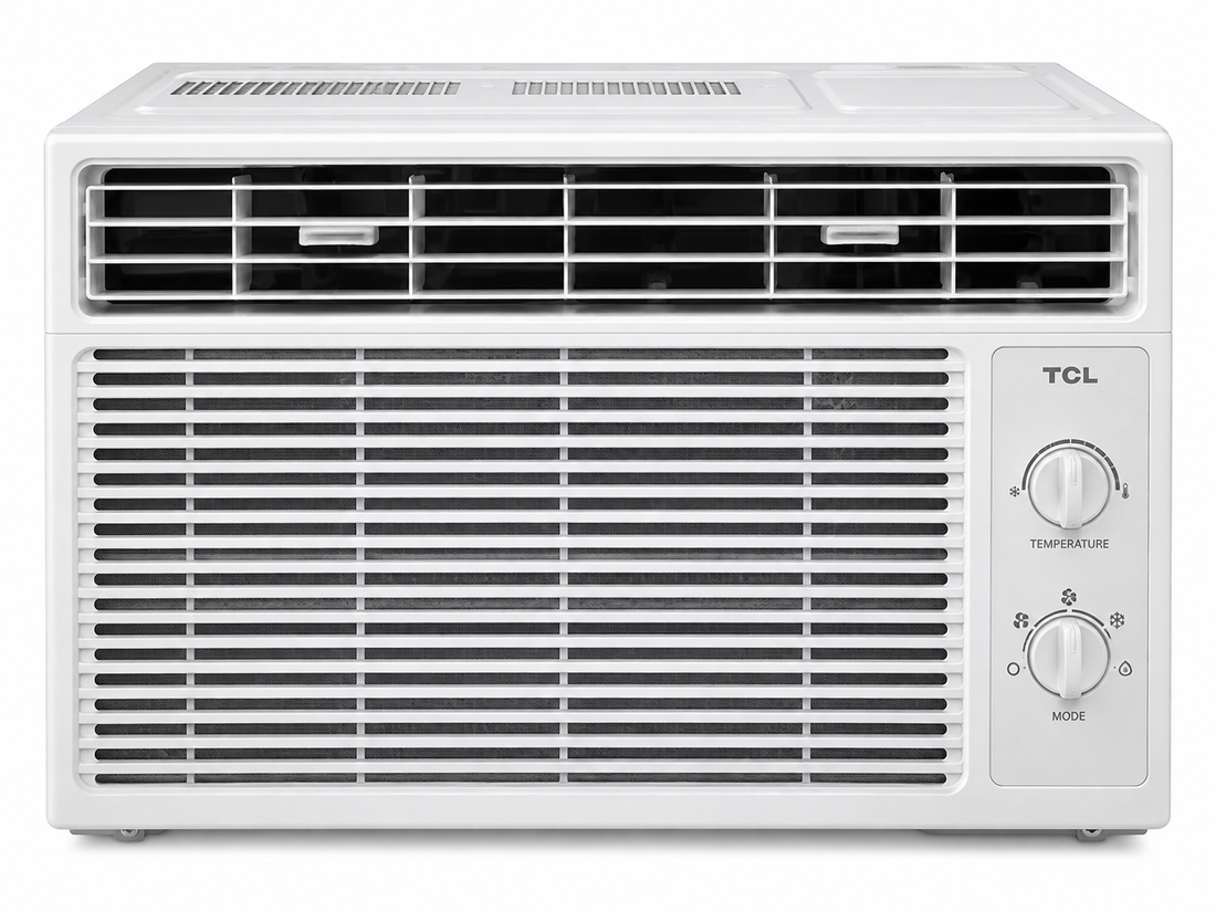 TCL 1.5 Ton Window Air Conditioner, 18000 BTU, Rotary Compressor, T3 Tropical Cooling, R410A Refrigerant & Golden Fin – White | TAC-18CWA-LTA - Teq Souq