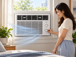 Load image into Gallery viewer, TCL 1.5 Ton Window Air Conditioner, 18000 BTU, Rotary Compressor, T3 Tropical Cooling, R410A Refrigerant &amp; Golden Fin – White | TAC-18CWA-LTA - Teq Souq