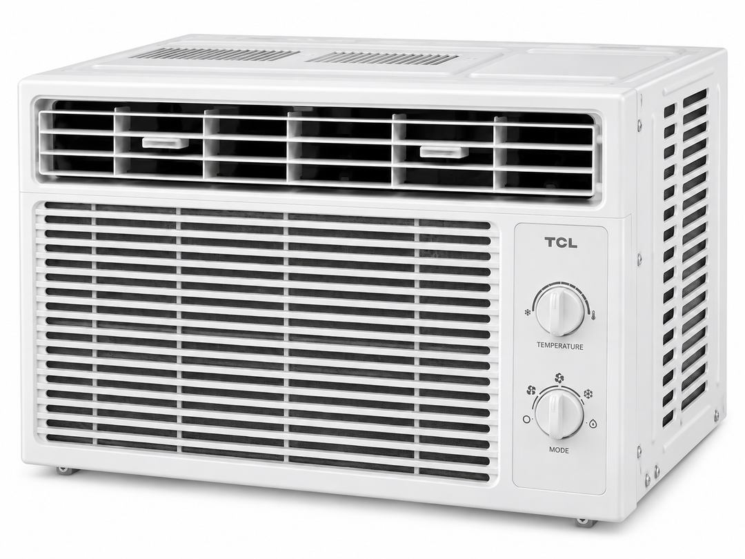 TCL 1.5 Ton Window Air Conditioner, 18000 BTU, Rotary Compressor, T3 Tropical Cooling, R410A Refrigerant & Golden Fin – White | TAC-18CWA-LTA - Teq Souq