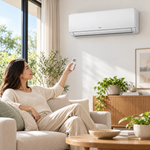 Load image into Gallery viewer, TCL 2.5 Ton Elite Series Split Air Conditioner with Rotary Compressor, T3 Tropical Cooling &amp; Remote Control – White | TAC-30CSA/XA81T - Teq Souq