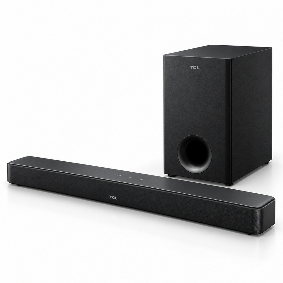 TCL S55H 220W 2.1 Channel Soundbar with Wireless Subwoofer, Dolby Atmos & Bluetooth