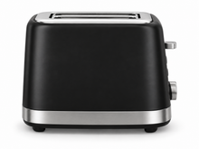KENWOOD 900W 2-Slice Electric Bread Toaster with Adjustable Browning, Defrost, Reheat & Cancel Functions – Black/Silver | TCM01.A0BK - Teq Souq
