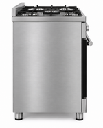 Load image into Gallery viewer, TERIM 90x60cm 5 Burner Gas Cooking Range with 106L Electric Oven, Turbo Fan &amp; Digital Timer – Stainless Steel | TERGE96ST - Teq Souq