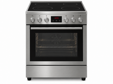 TERIM 60x60cm 4 Ceramic Hob Electric Cooking Range with 80L Oven, 9 Cooking Functions & Turbo Fan – Stainless Steel | TERHFC66ST - Teq Souq
